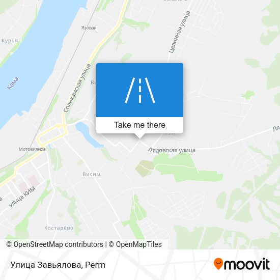 Улица Завьялова map