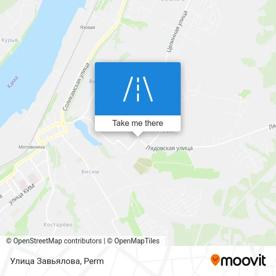 Улица Завьялова map