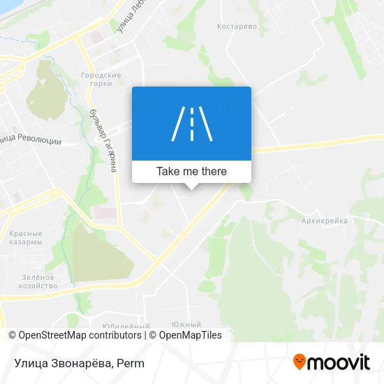 Улица Звонарёва map
