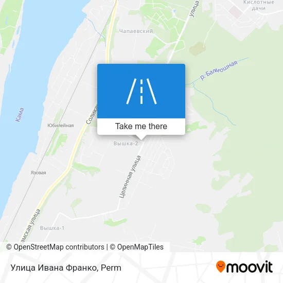 Улица Ивана Франко map
