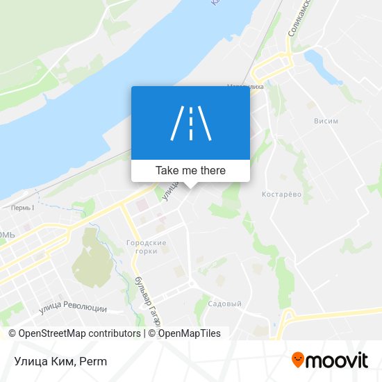Улица Ким map