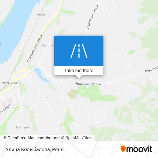 Улица Колыбалова map
