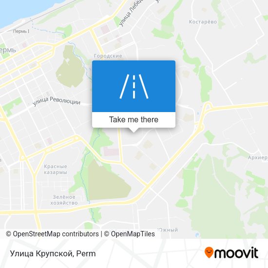 Улица Крупской map