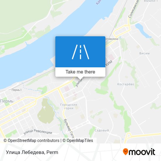 Улица Лебедева map