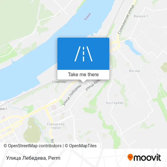 Улица Лебедева map