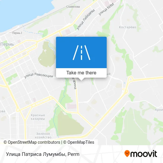 Улица Патриса Лумумбы map