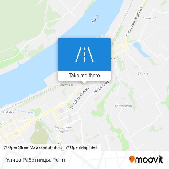 Улица Работницы map