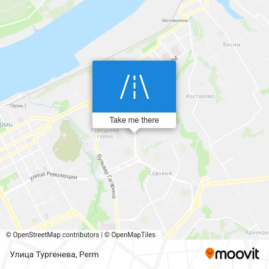 Улица Тургенева map