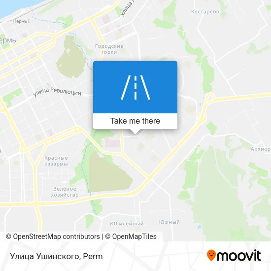 Улица Ушинского map