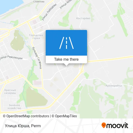 Улица Юрша map