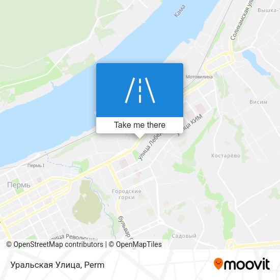 Уральская Улица map