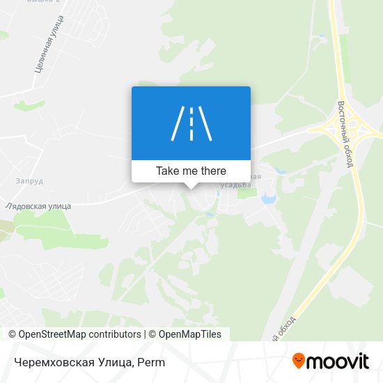 Черемховская Улица map