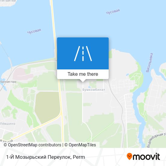 1-Й Мозырьский Переулок map