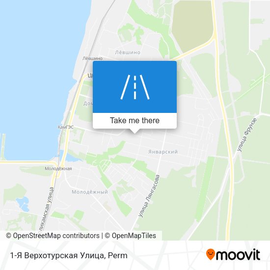 1-Я Верхотурская Улица map