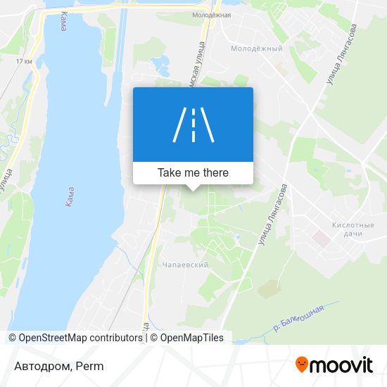 Автодром map