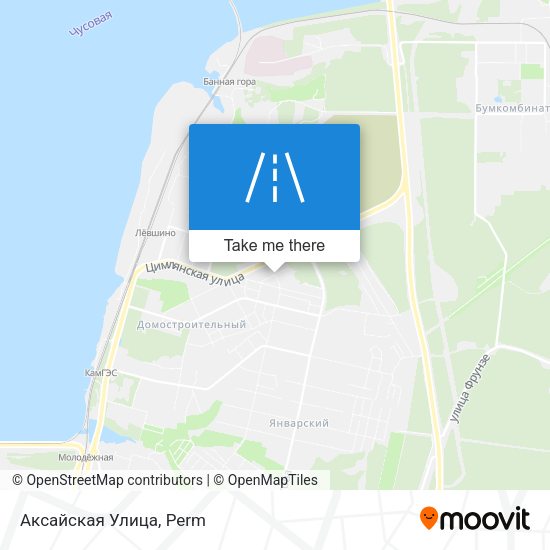Аксайская Улица map