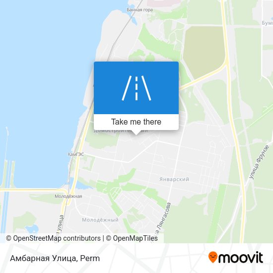 Амбарная Улица map