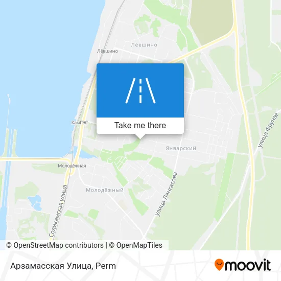 Арзамасская Улица map