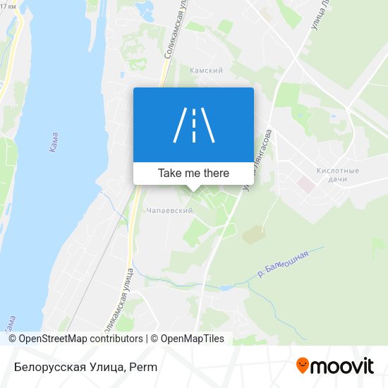 Белорусская Улица map