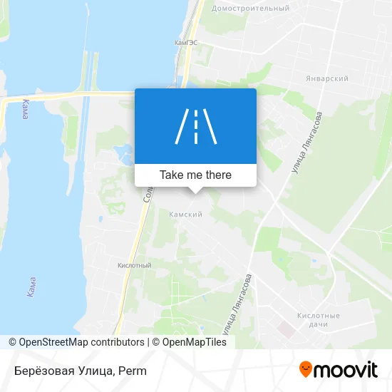 Берёзовая Улица map