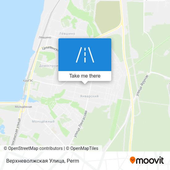Верхневолжская Улица map