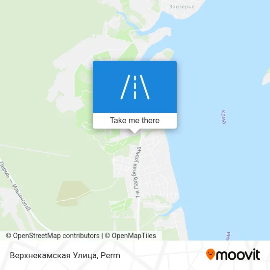 Верхнекамская Улица map