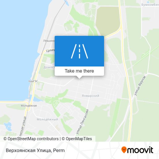 Верхоянская Улица map