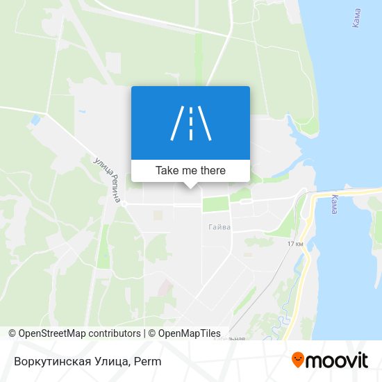 Воркутинская Улица map