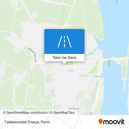 Гайвинская Улица map