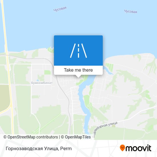 Горнозаводская Улица map