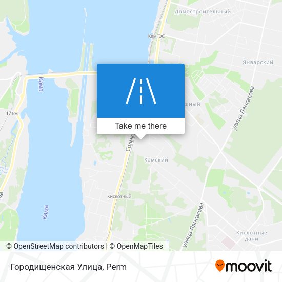 Городищенская Улица map