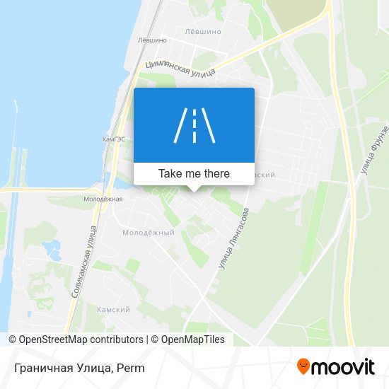Граничная Улица map