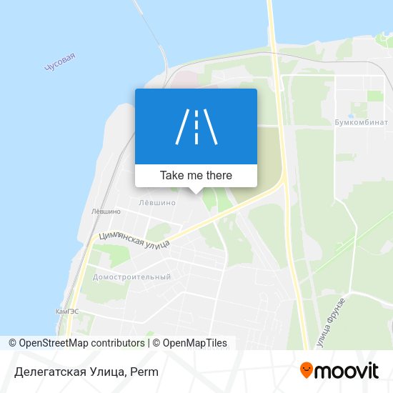 Делегатская Улица map