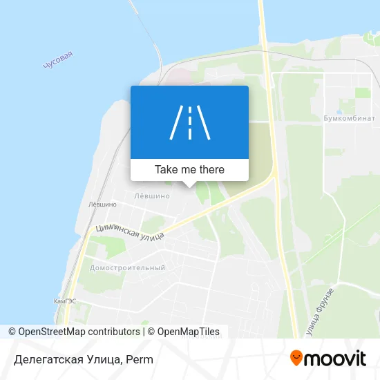 Делегатская Улица map