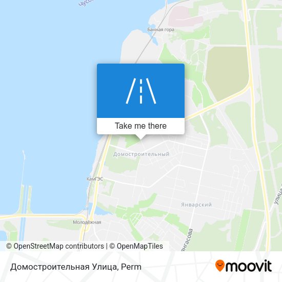 Домостроительная Улица map