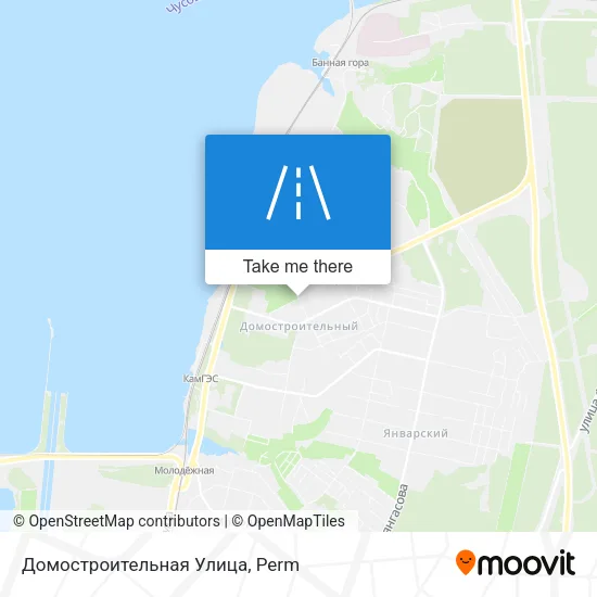 Домостроительная Улица map
