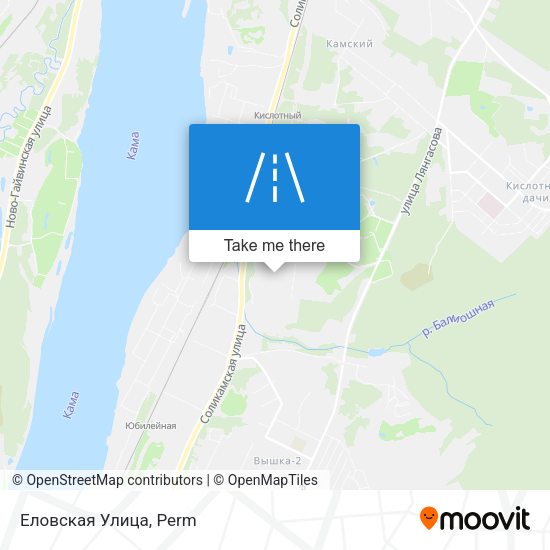 Еловская Улица map