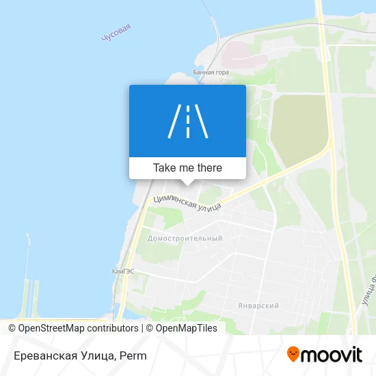 Ереванская Улица map