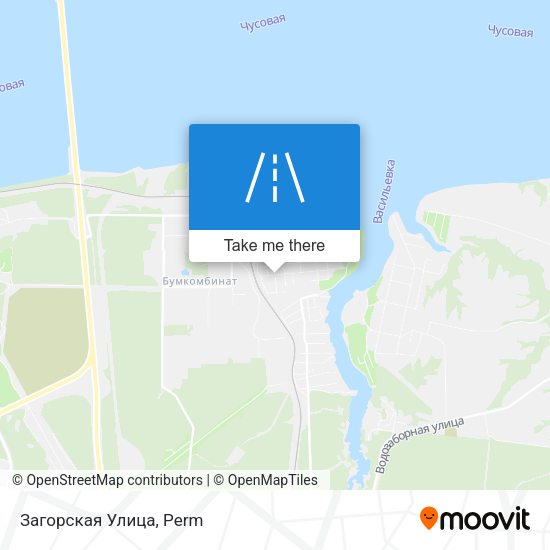 Загорская Улица map