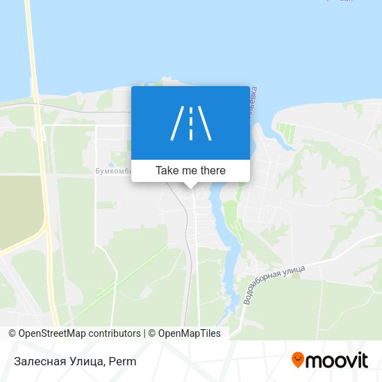 Залесная Улица map
