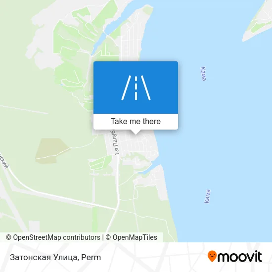 Затонская Улица map