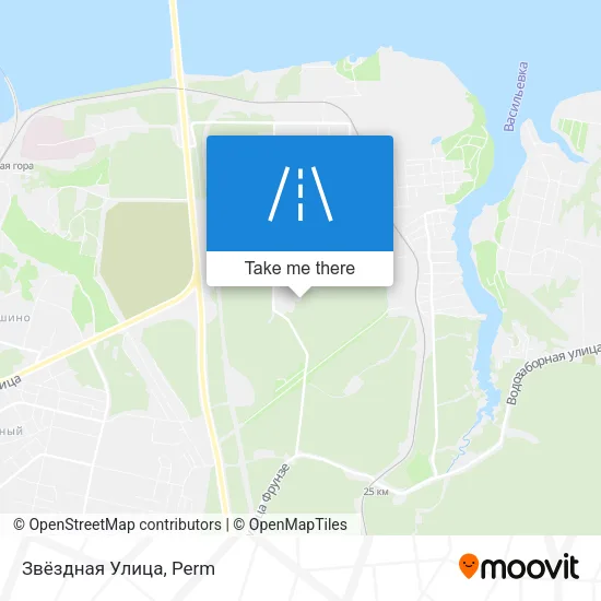 Звёздная Улица map