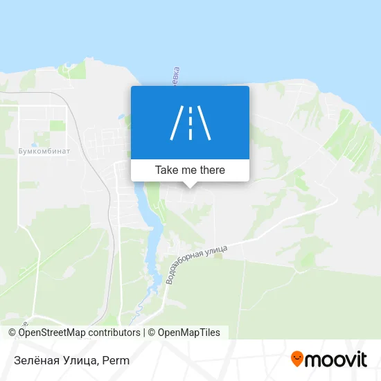 Зелёная Улица map