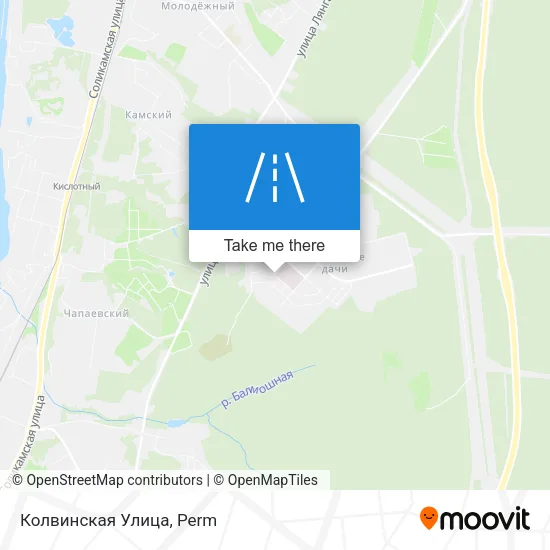 Колвинская Улица map