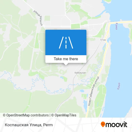 Коспашская Улица map