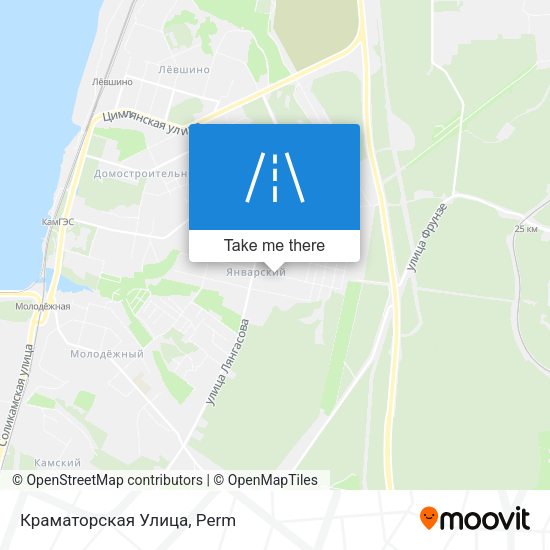 Краматорская Улица map