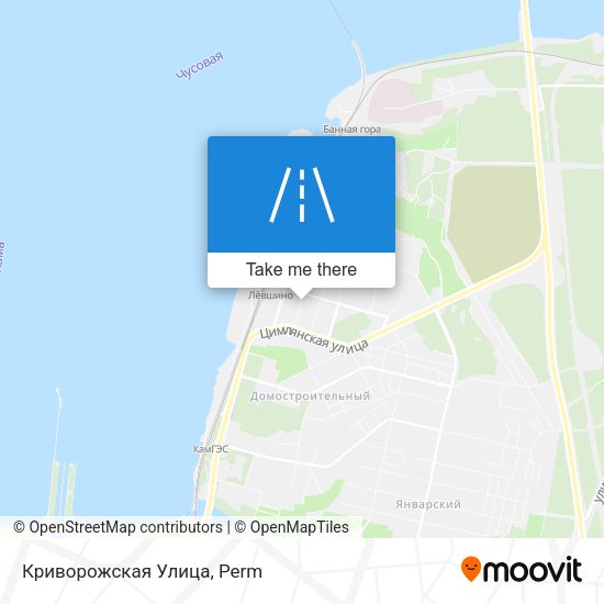Криворожская Улица map