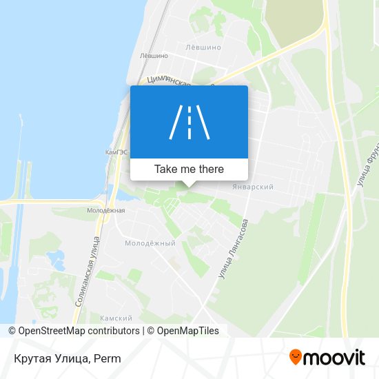 Крутая Улица map