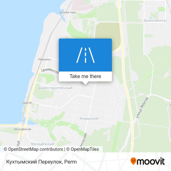 Кухтымский Переулок map