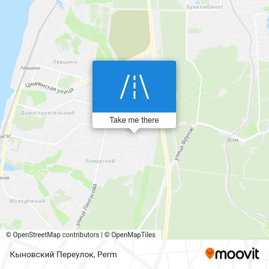 Кыновский Переулок map